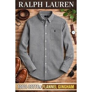 Polo Ralph Lauren Mens Sz XL Classic Fit Plaid Lightweight Flannel Multicolor W7